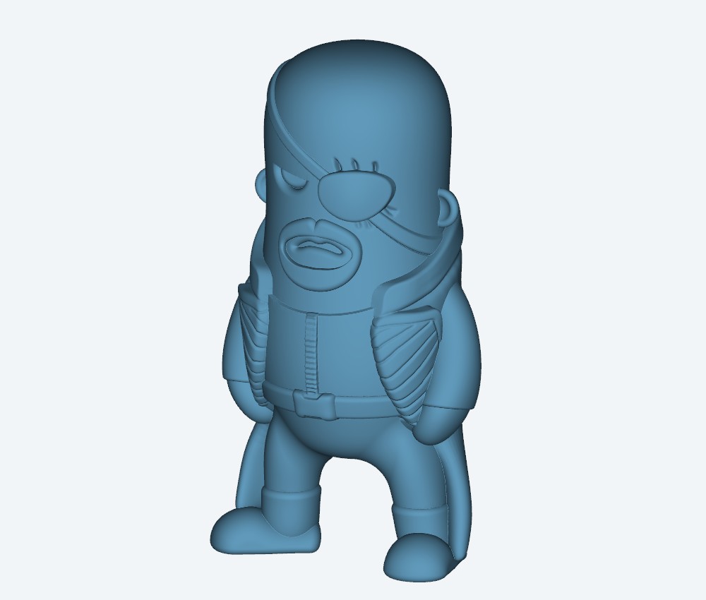 Mini Nick Fury — 3D model download