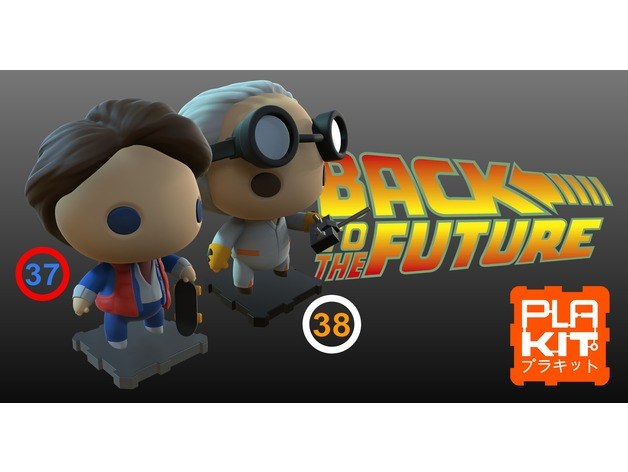 Back To The Future Marty Doc Brown Pack — 3D model download