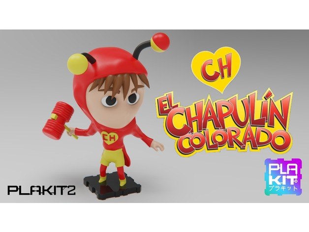 El Chapulin Colorado Chapolin Colorado Plakit2 Series — 3D model download