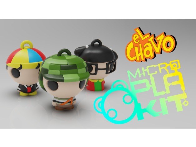 El Chavo del Ocho Set CHAVES Micro Pla Kit Series — 3D model download