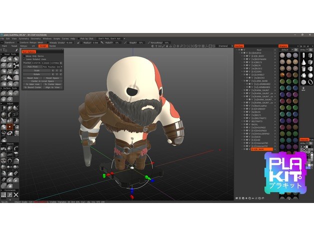 God Of War KRATOS — 3D model download