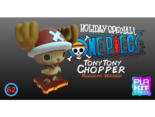 Holiday Special 3 One Piece Chopper Rudolph Version — 3D model download