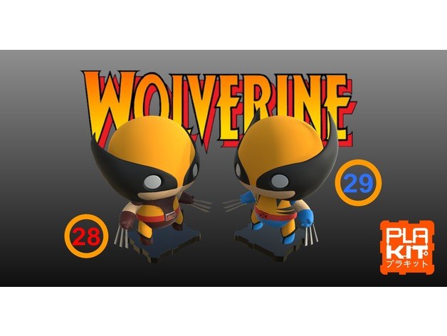 Marvel Classics Wolverine Double Pack 90s Retro — 3D model download