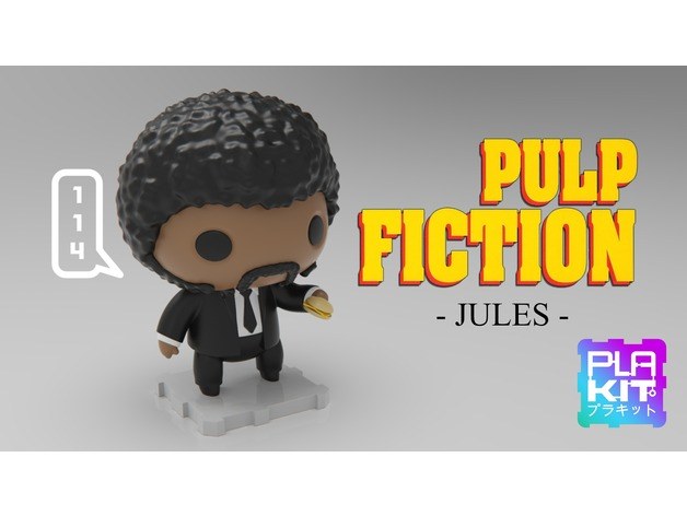 Pulp Fiction Jules — 3D model download
