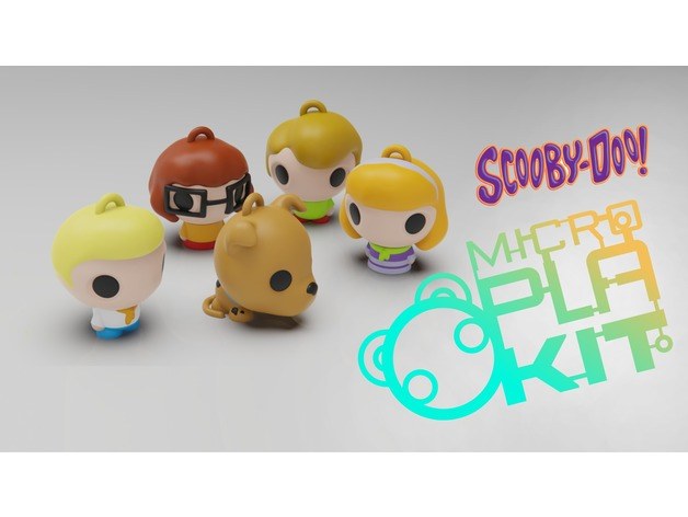 Scooby-Doo Set Micro Pla Kit Series — 3D model download