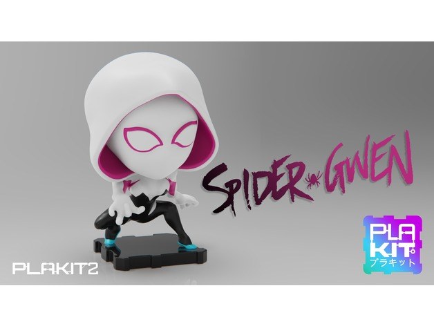Spider-Gwen Pla Kit2 Series — 3D model download