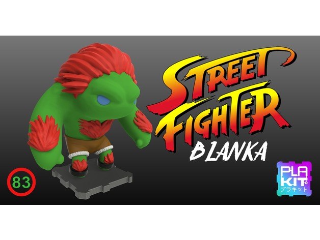 Street Fighter BLANKA — 3D model download