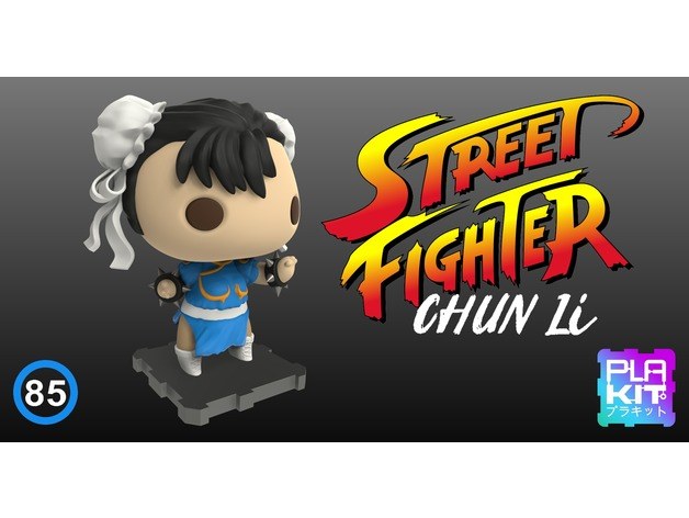 Street Fighter CHUN LI — 3D model download