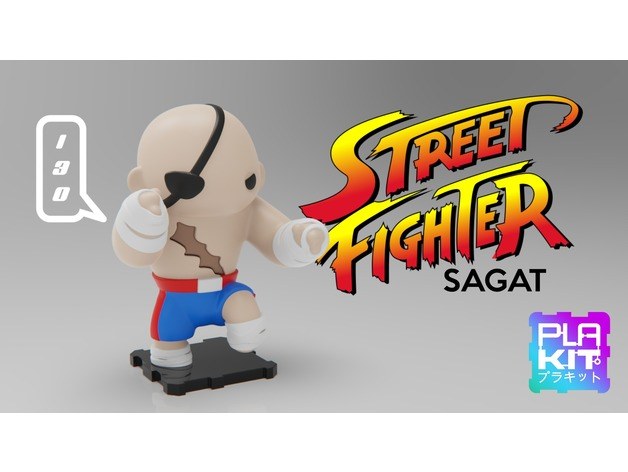 Street Fighter SAGAT — 3D model download