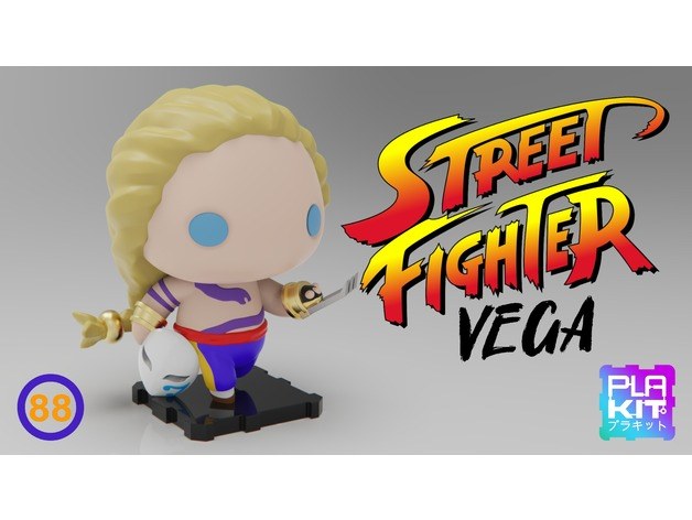 Street Fighter VEGA Masked Unmasked Versions — 3D model download