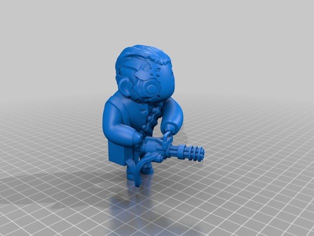 Terminator 2 T800 — 3D model download