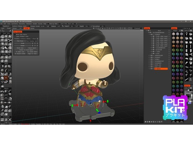 Wonder Woman — 3D model download