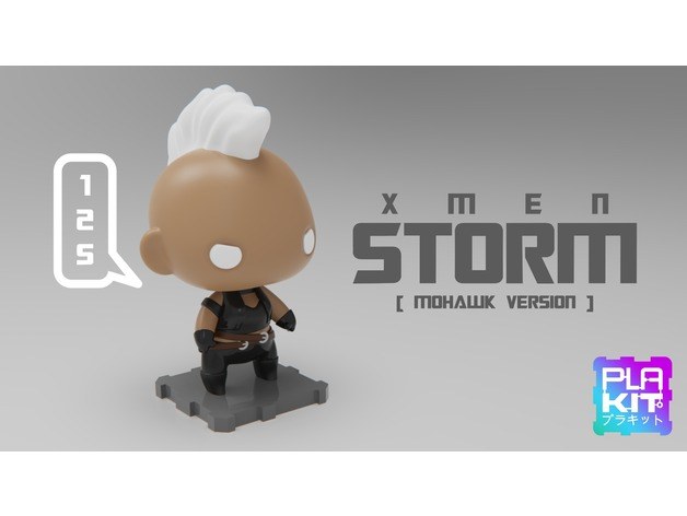 X-Men STORM Mohawk Ver — 3D model download
