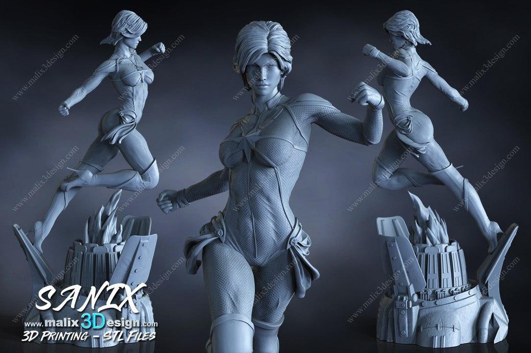 Captain Marvel — 3D model download