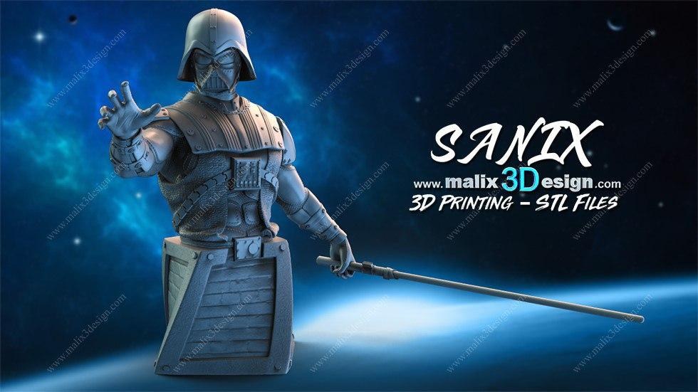 Darth Vader Bust — 3D model download