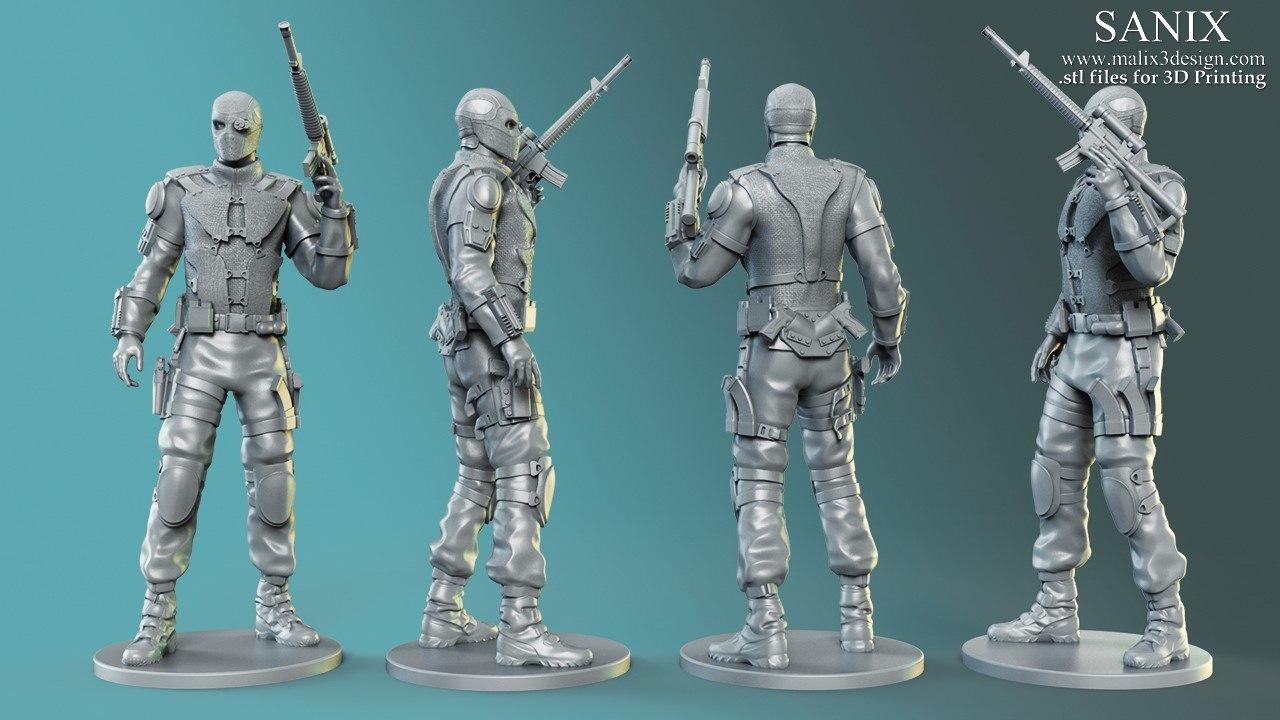 Deadshot — 3D model download