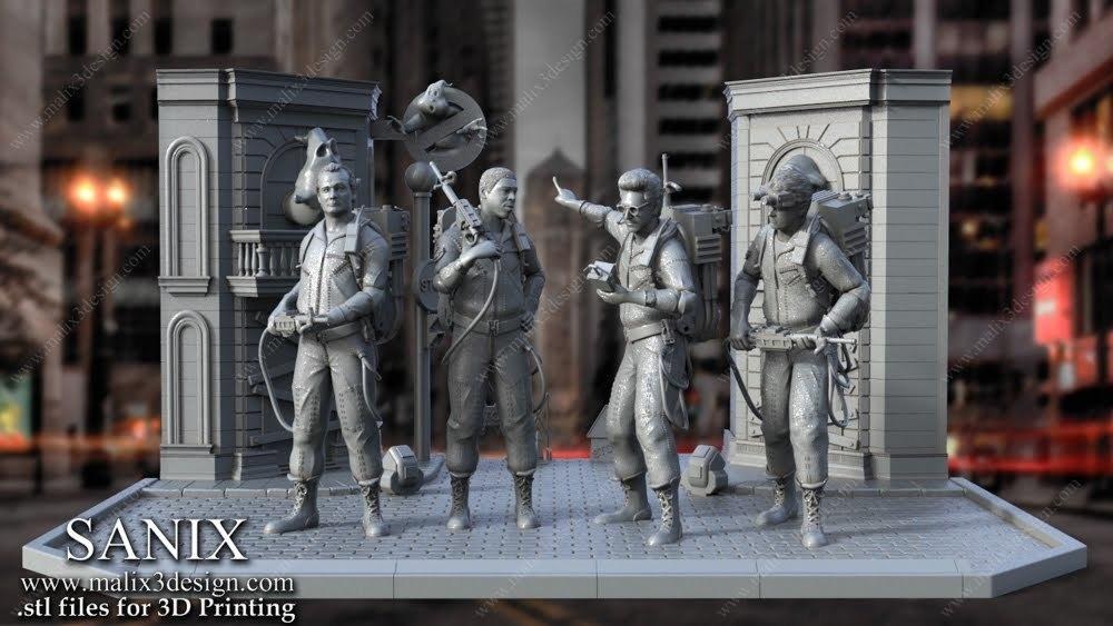 Ghostbusters Diorama — 3D model download