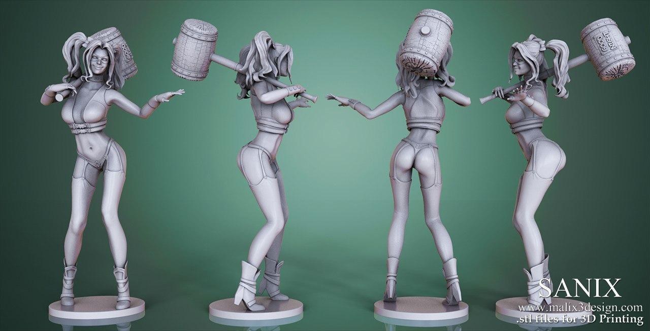 Harley Quinn — 3D model download
