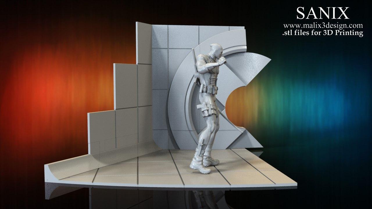 Mutants Scene - Deadpool — 3D model download