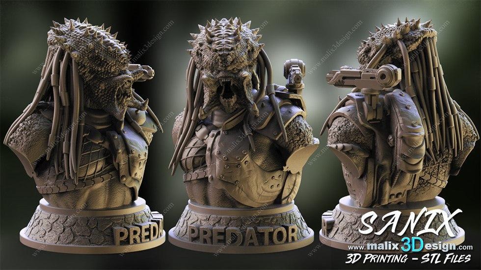 Predator Bust — 3D model download