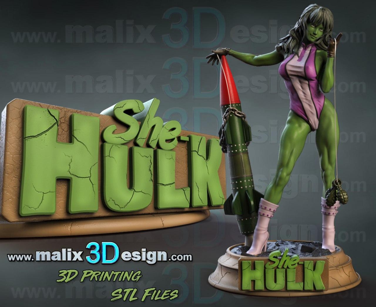 She Hulk — 3D model download