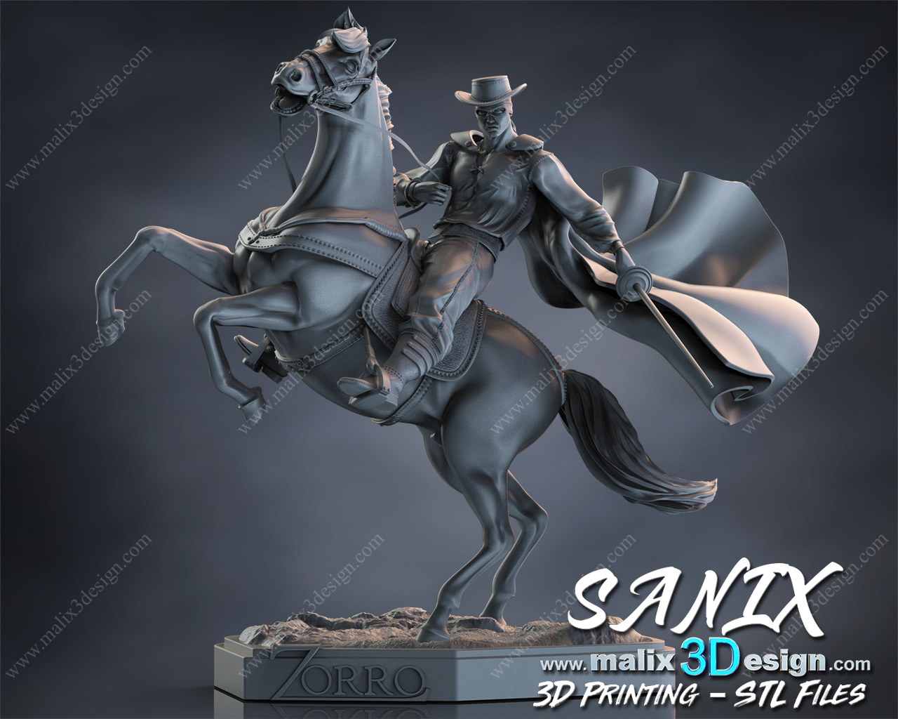 Zorro — 3D model download