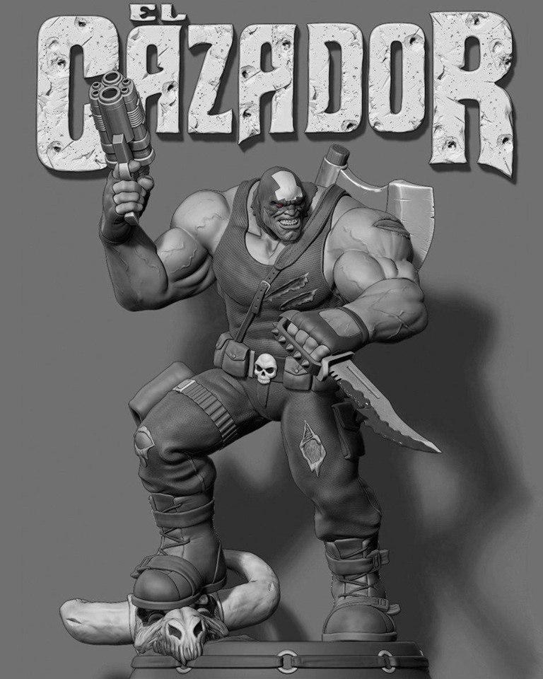 El Cazador Comic — 3D model download
