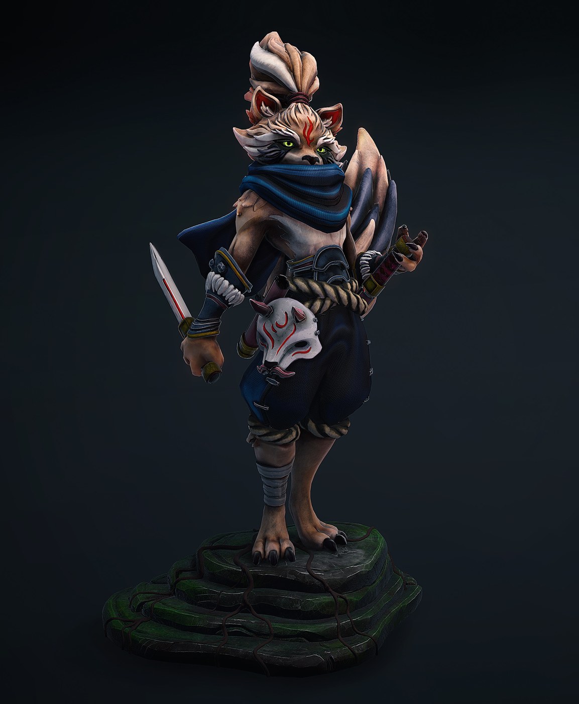 Tanuki Shinobi — 3D model download