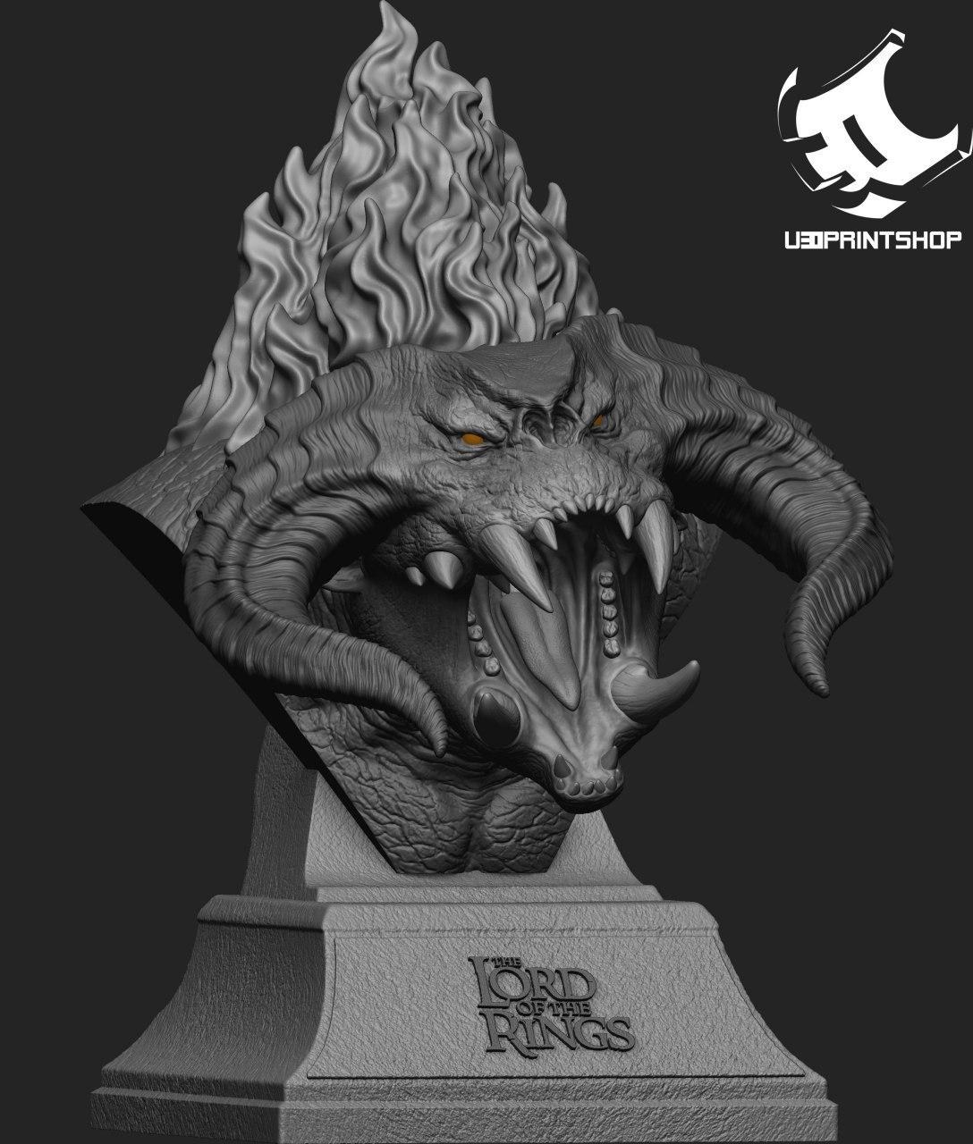 Balrog Bust — 3D model download