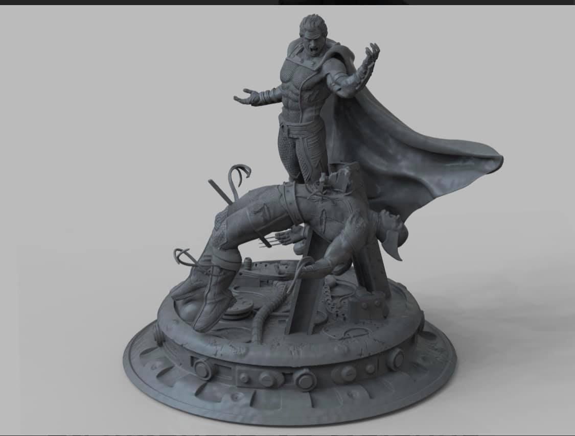 Magneto vs Wolverine — 3D model download