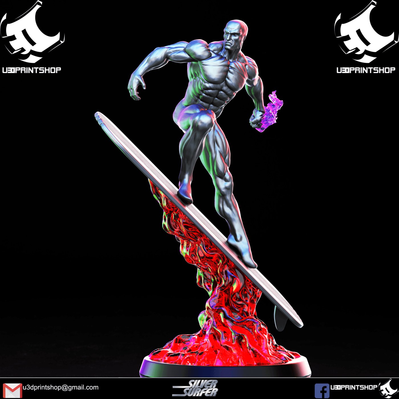 Silver Surfer V2 — 3D model download