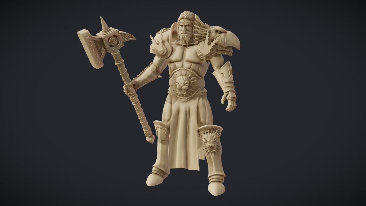 Sigmar Warhammer — 3D model download