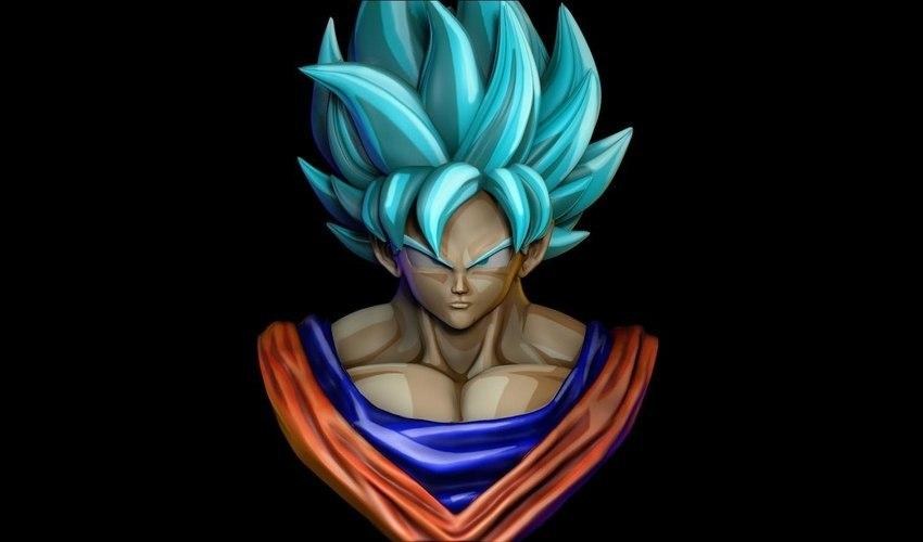 Goku SSJ Blue — 3D model download