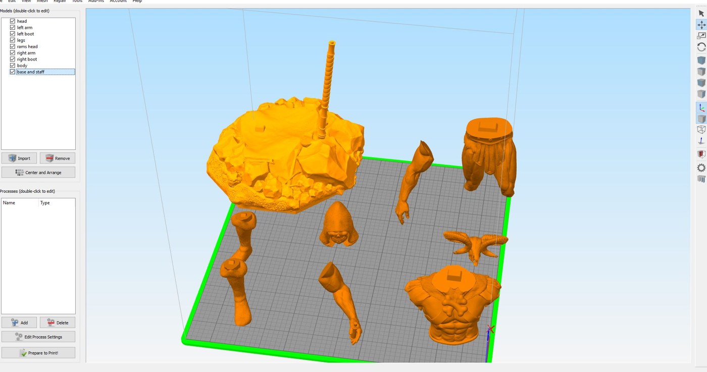 He-Man and Skeletor — 3D model download
