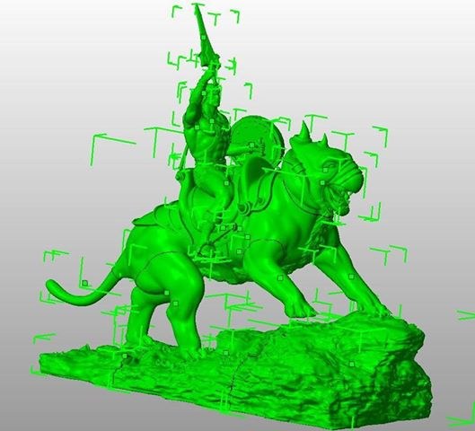 Heman Battlecat Diorama — 3D model download
