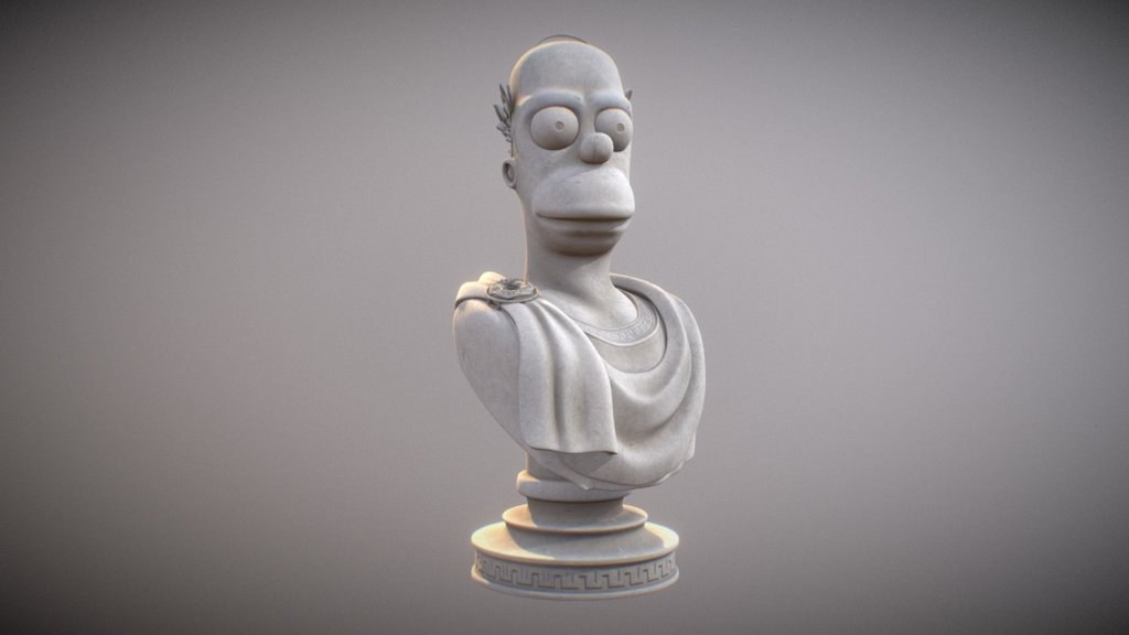 Emperor Homer Simpson — 3D model download
