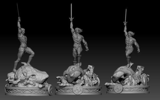 Lion-O Diorama — 3D model download