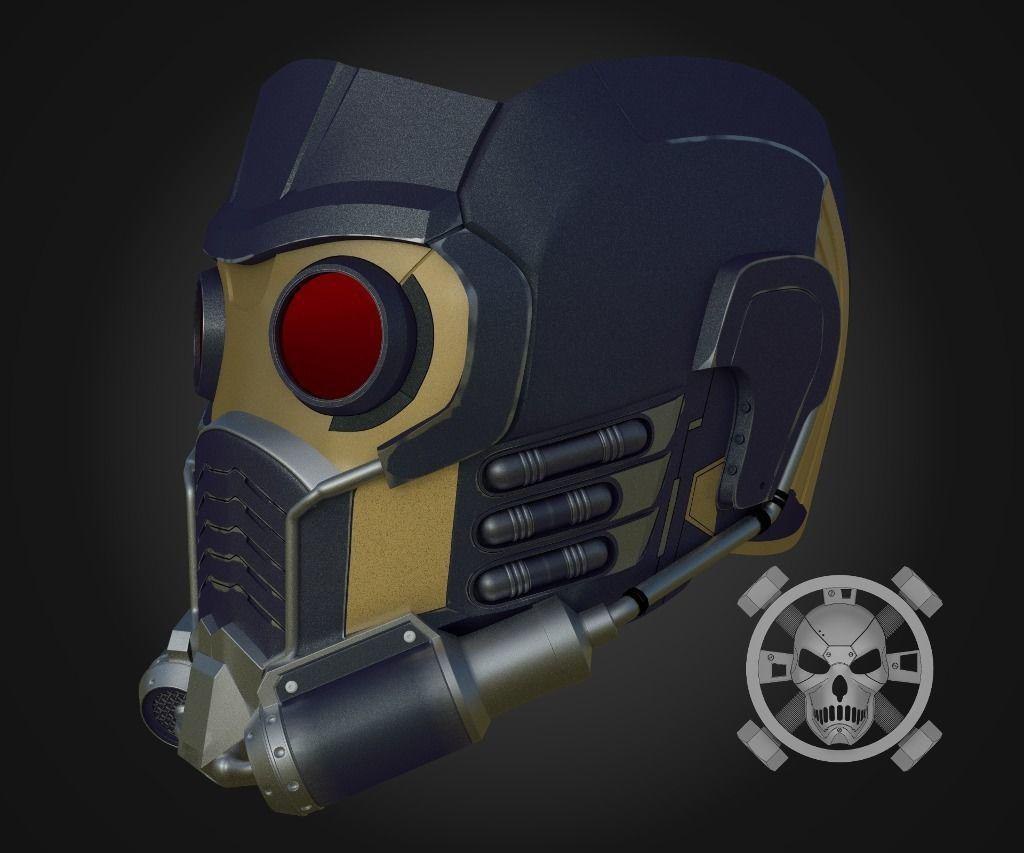Starlord Helmet from guardians of the galaxy — 3D model download