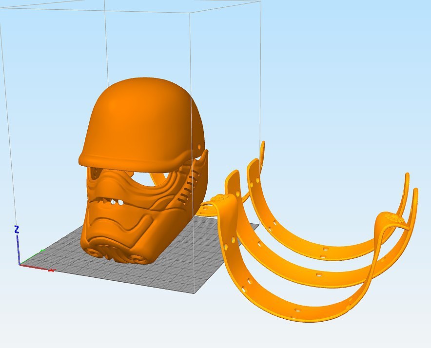 Storm Trooper Helmet Samurai Nikko Industries — 3D model download