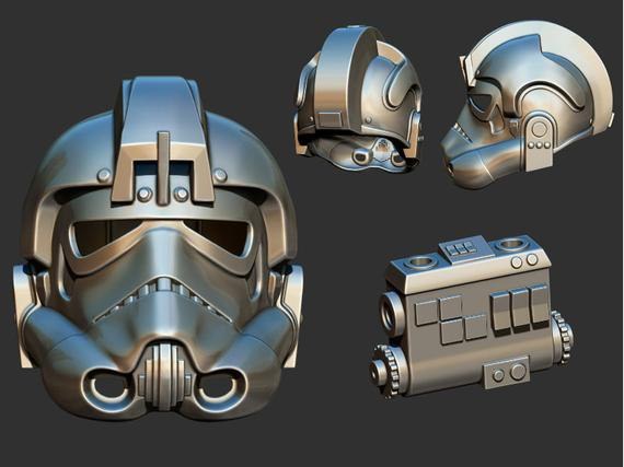 Tie Pilot from Starwars by Hex3d — 3D model download