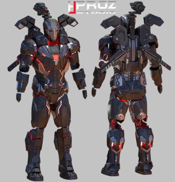 War Machine Inifinity War MK4 Armor - Hyproz (Antonio Fernando) — 3D model download