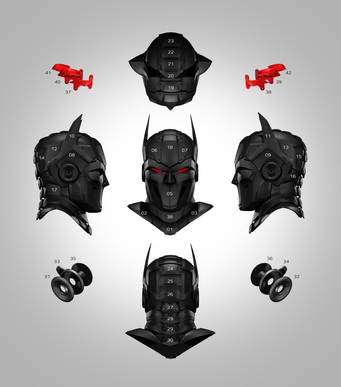Zortrax Mask from batman beyond — 3D model download