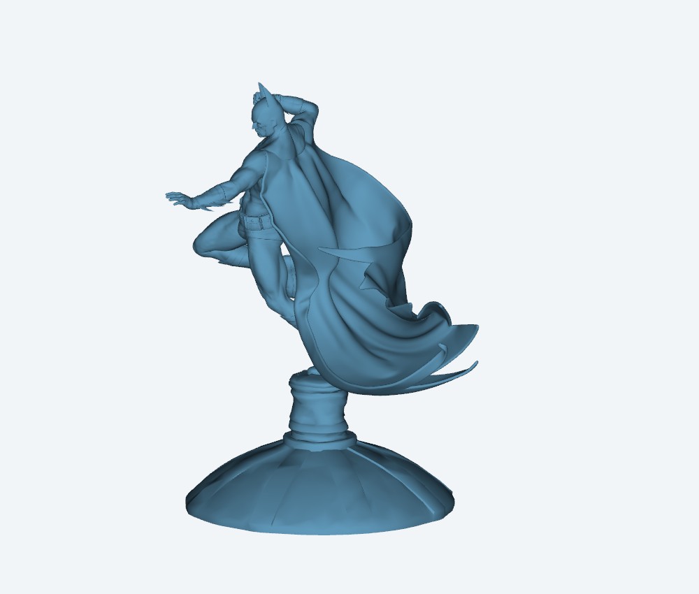 Batman 3d printable statue stl(2) — 3D model download
