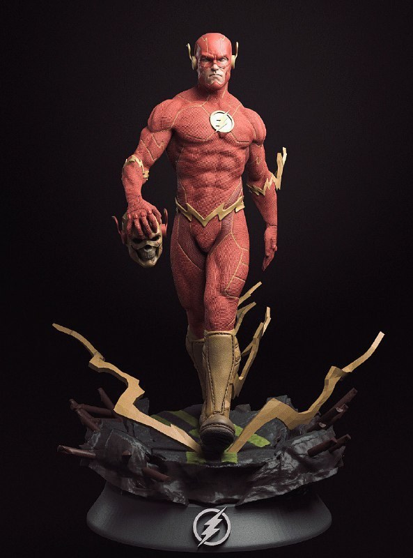 Flash - Ultra HQ Diorama — 3D model download
