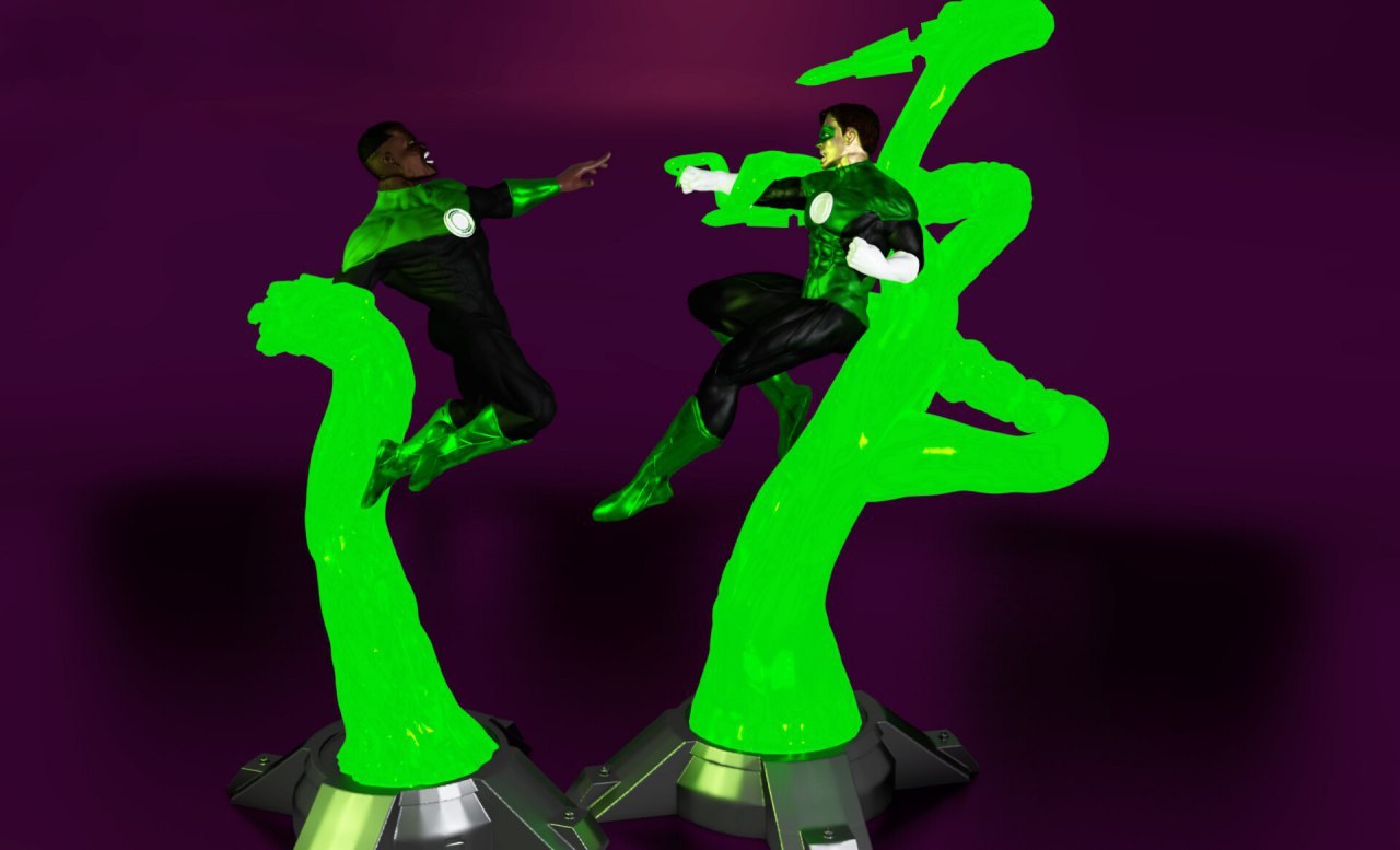 Green Lantern HQ — 3D model download