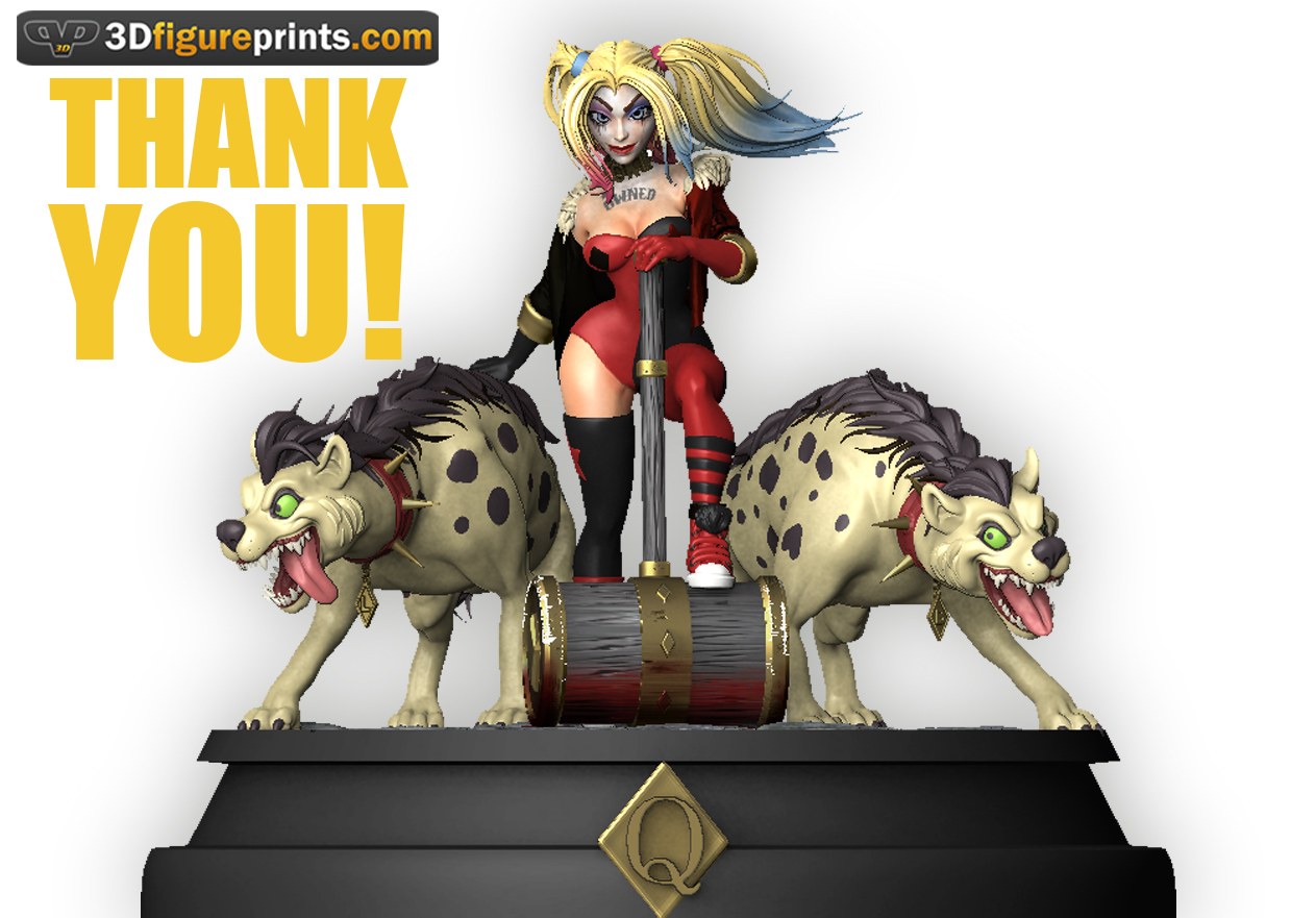 3dfiguresprint - Harley Quinn — 3D model download