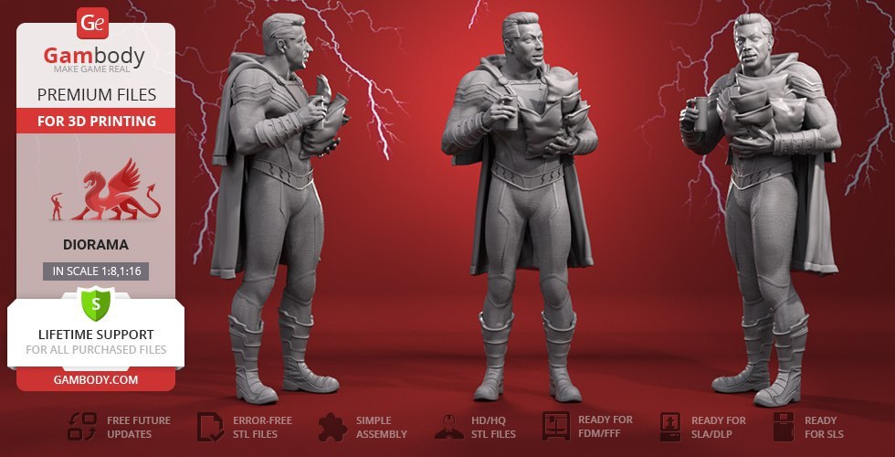 Shazam — 3D model download