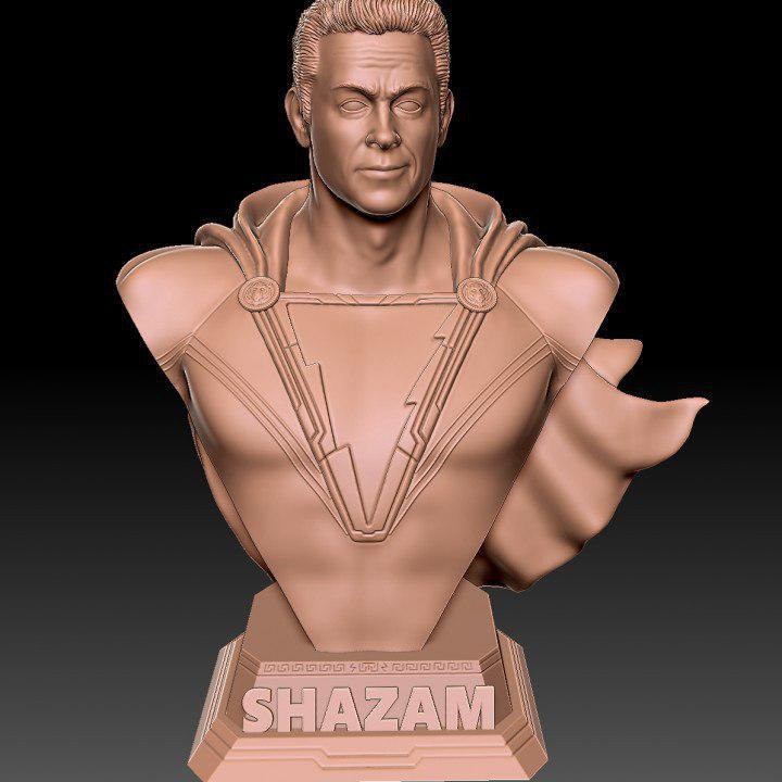Shazam Bust — 3D model download