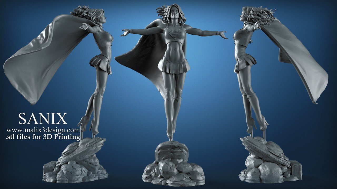 Supergirl — 3D model download