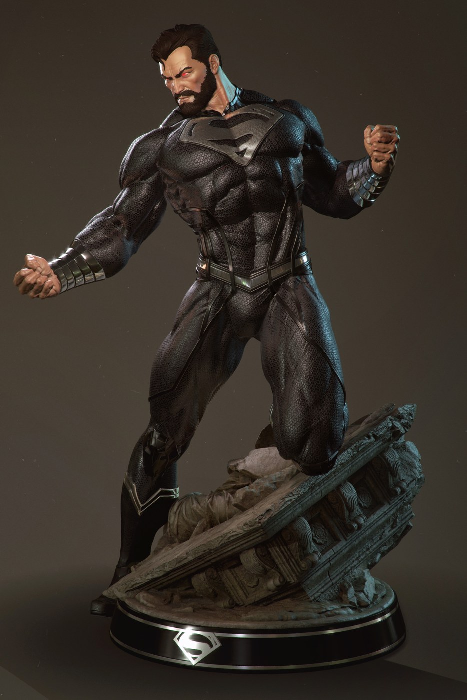 Black Superman — 3D model download